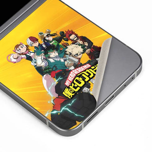 My Hero Academia Deku and Baku Team Season 6 Galaxy Z Flip6 Skin